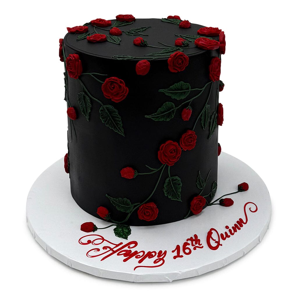 Black Velvet Theme Cake Freed's Bakery