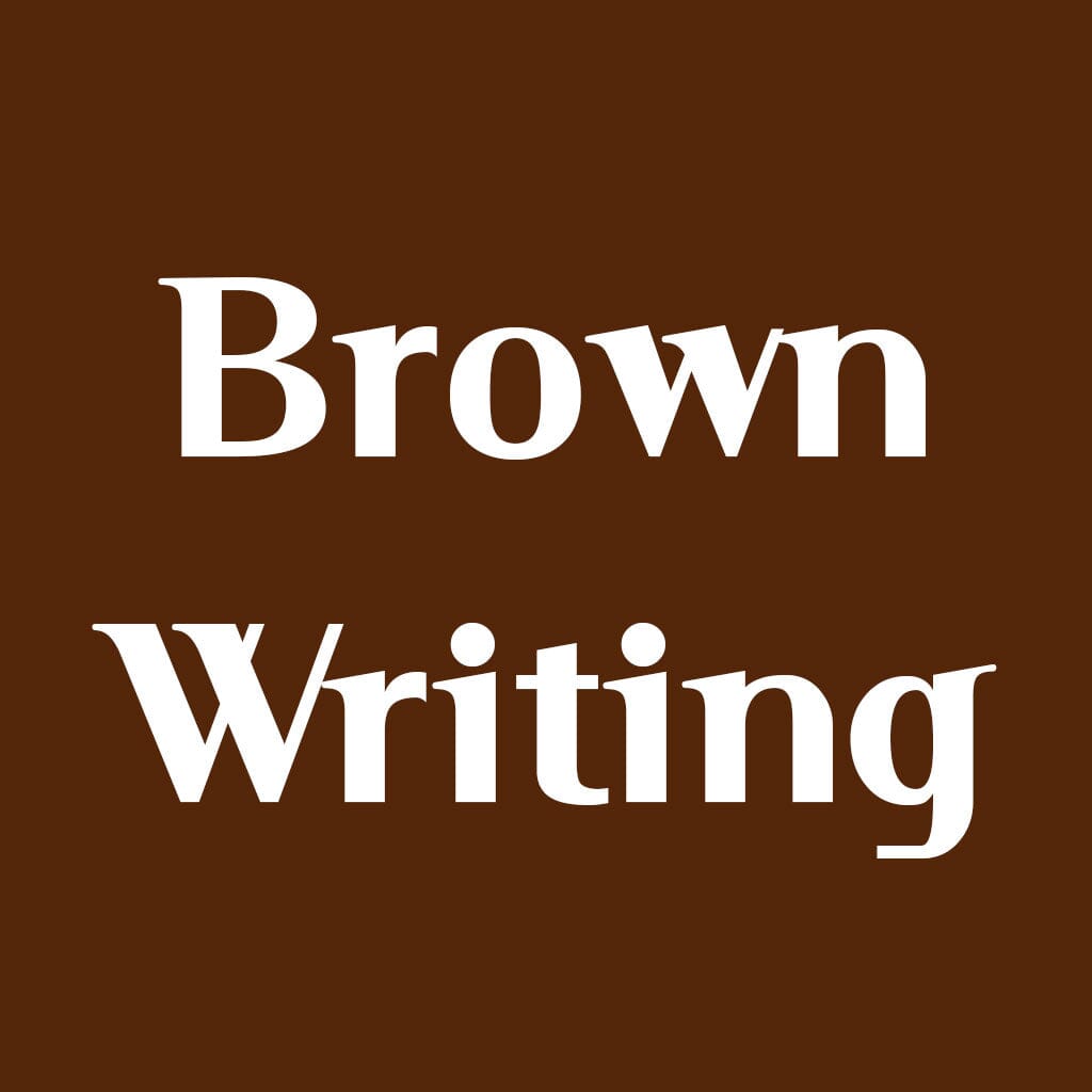 Writing Color Add On Product Option Freed's Bakery Brown Writing