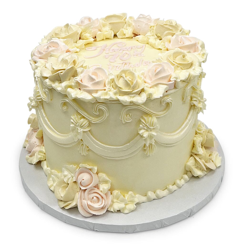 Buttercream Bloom Theme Cake Freed's Bakery