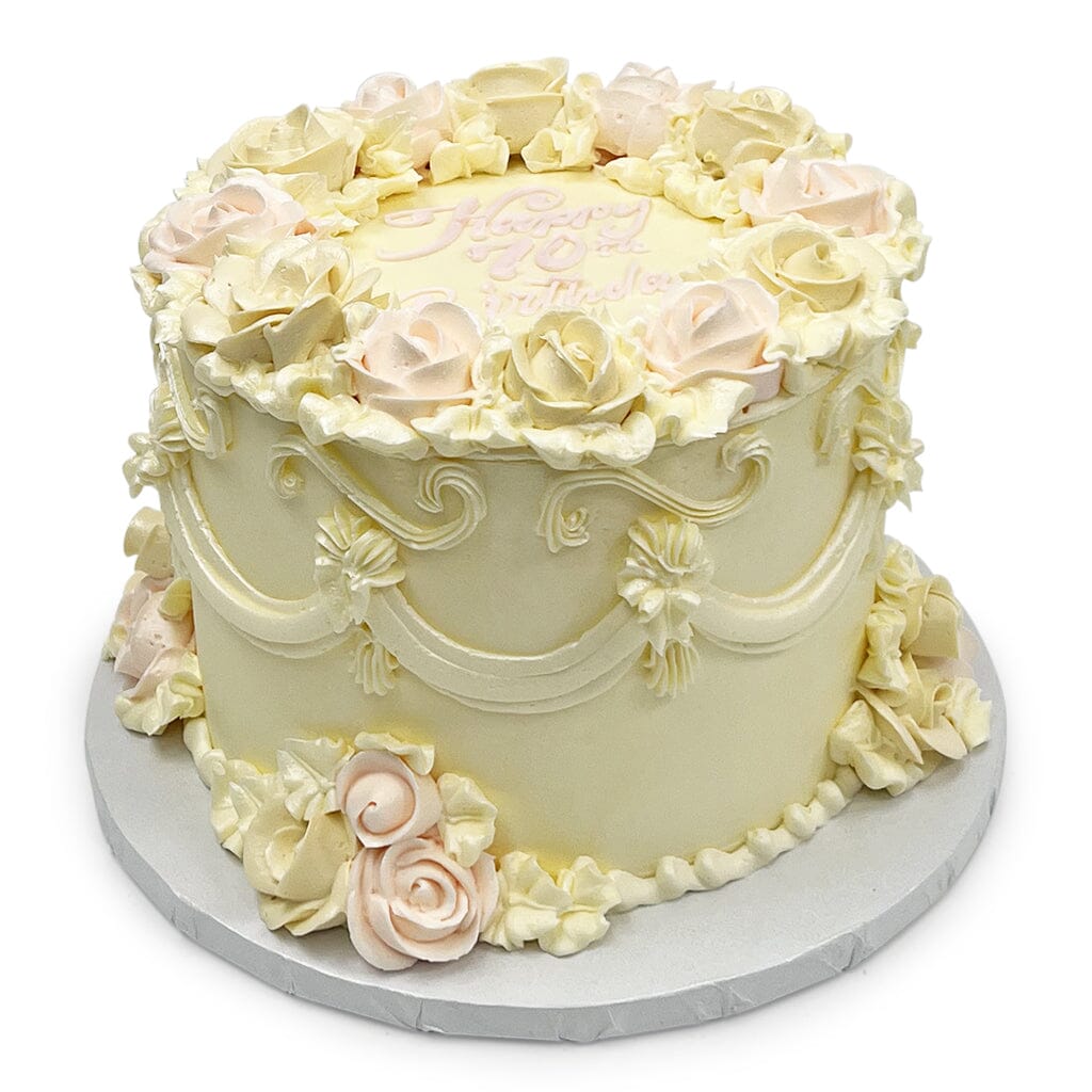 Buttercream Bloom Theme Cake Freed's Bakery 