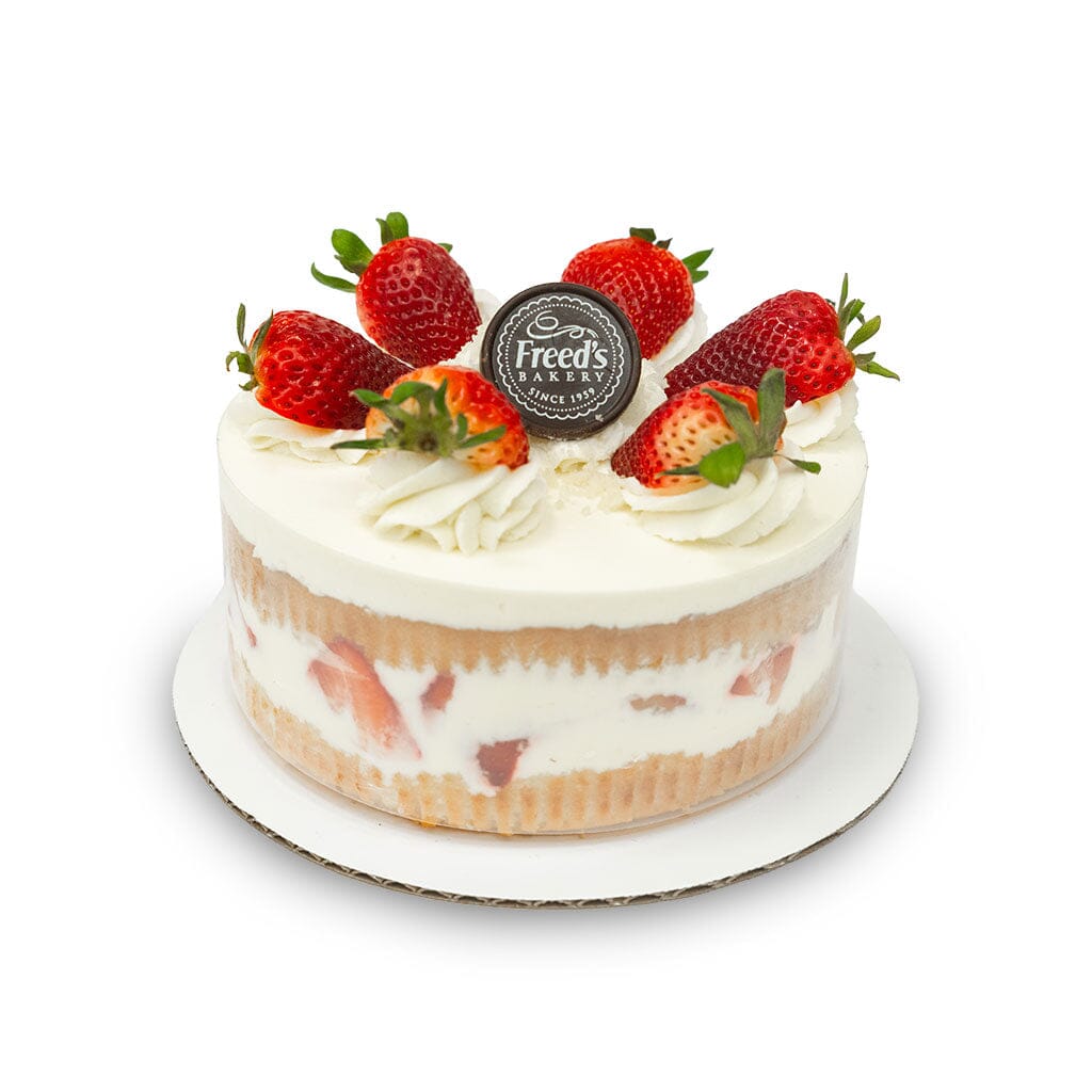Cozy-Sized World Famous Strawberry Shortcake Dessert Cake Freed's Bakery