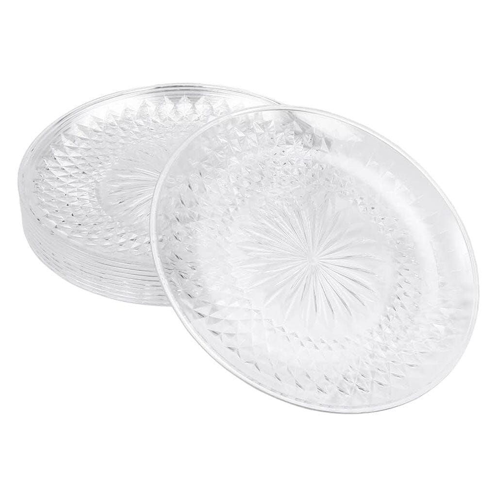 Packaging Options Product Option Freed's Bakery 9" Crystal Plastic Tray in Box