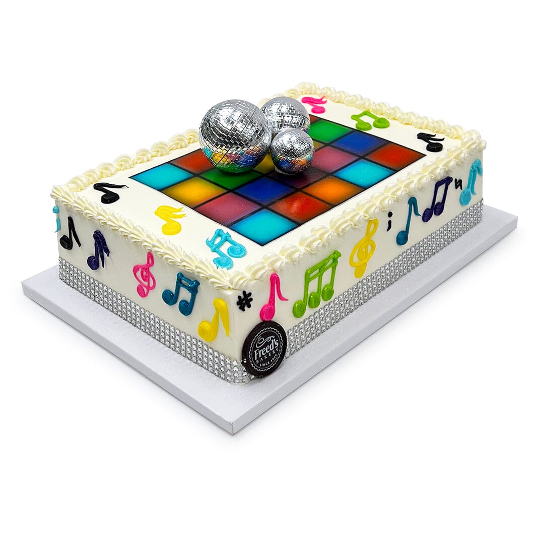 Disco Delight Theme Cake Freed's Bakery