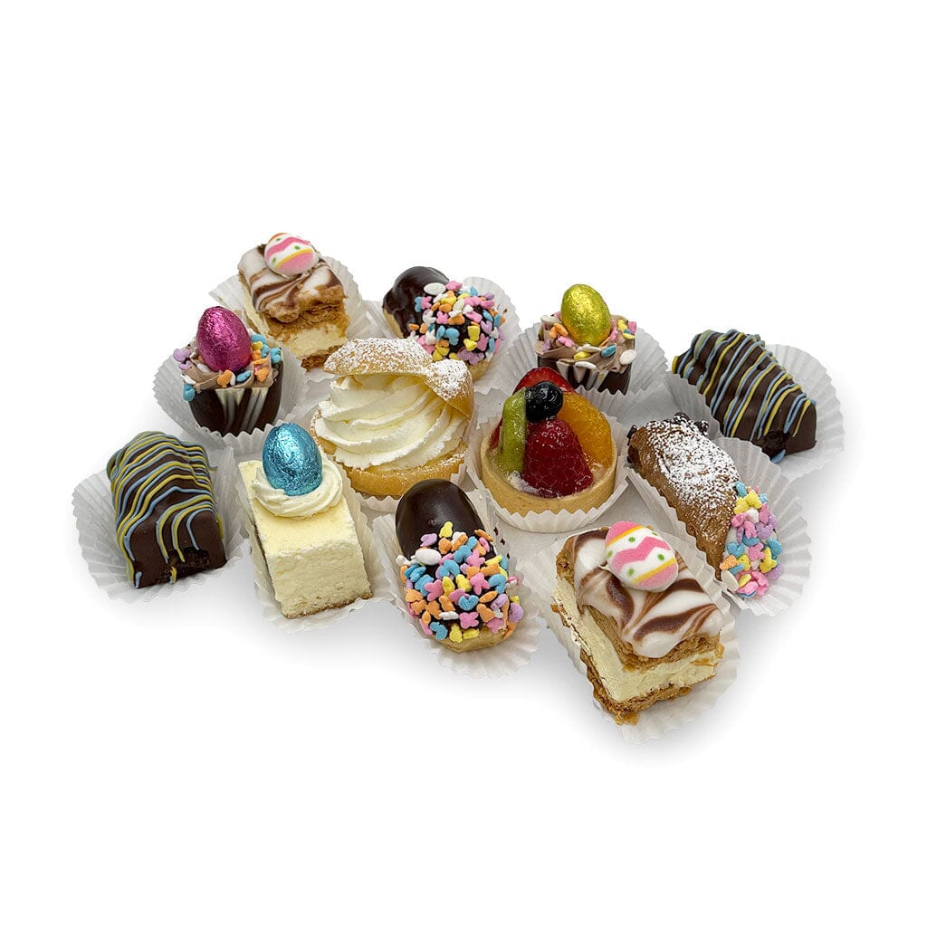 Easter Mini Pastry Assortment Cake Slice & Pastry Freed's Bakery