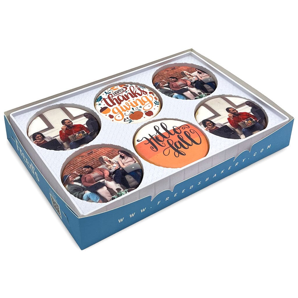 Happy Thanksgiving Custom Cookie Gift Box Gift Box Freed's Bakery