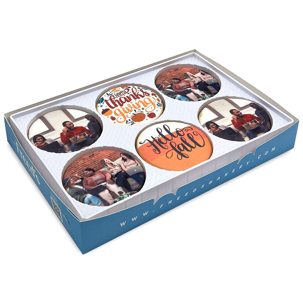 Happy Thanksgiving Custom Cookie Gift Box Gift Box Freed's Bakery 