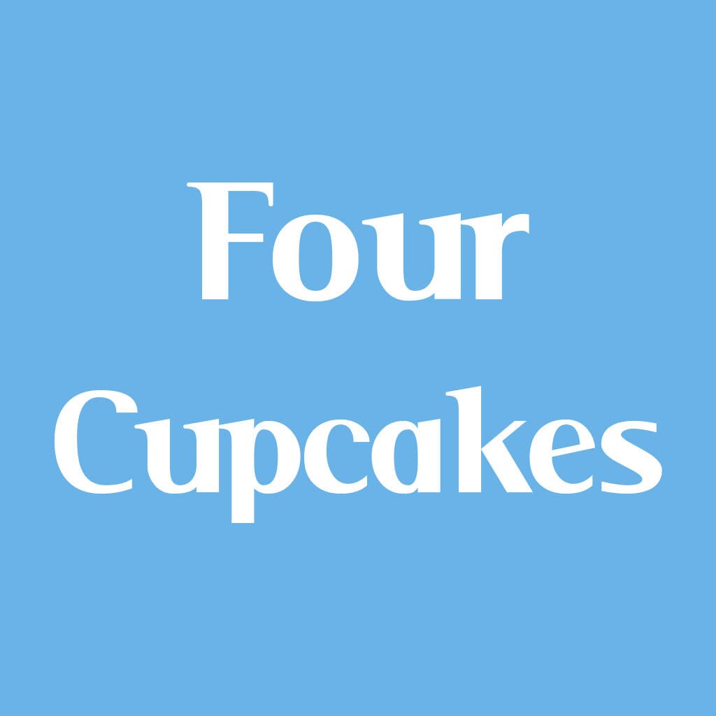 Quantity Selected Product Option Freed's Bakery Four Cupcakes
