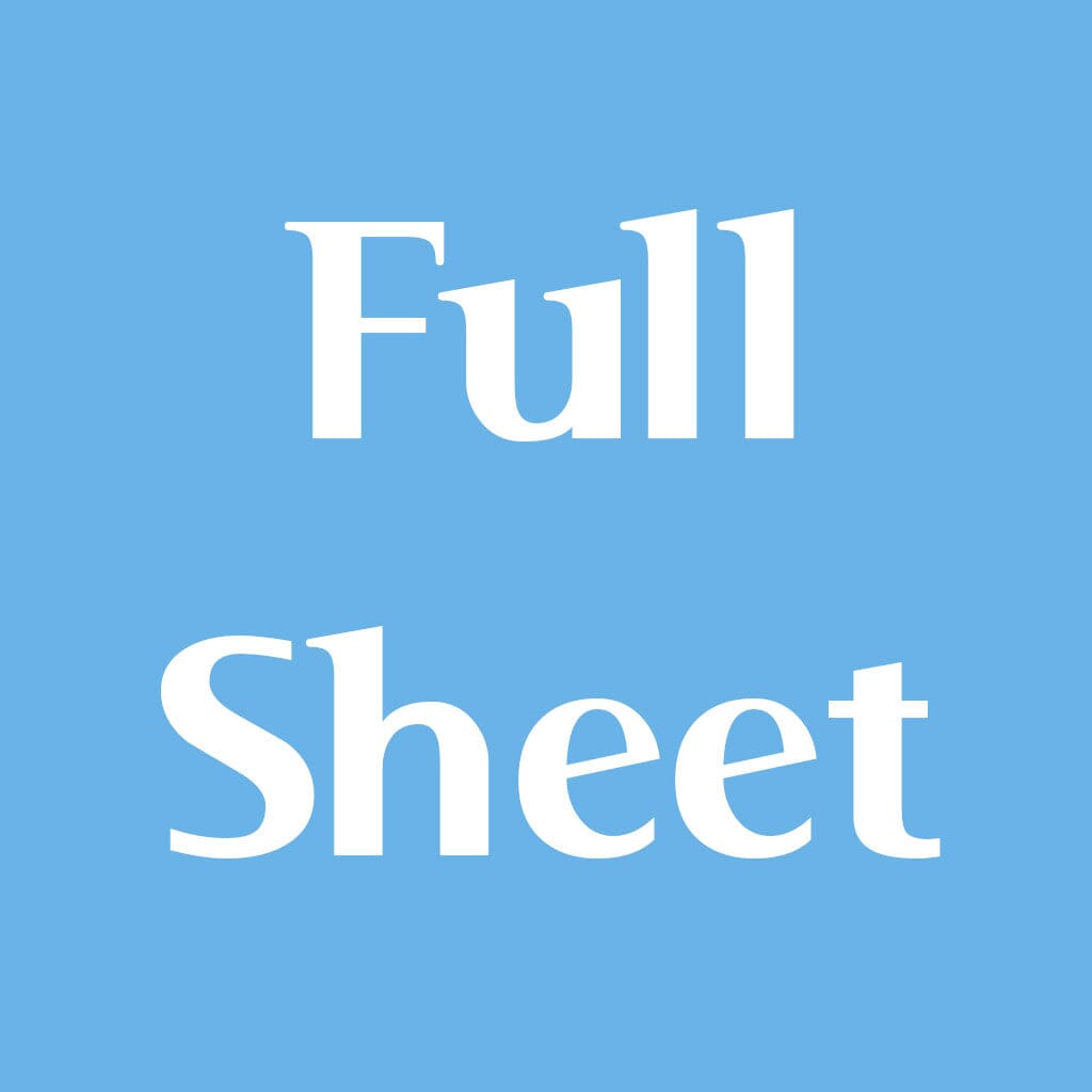 Size (Dessert Cake) Freed's Bakery Full Sheet (Serves 90-100)