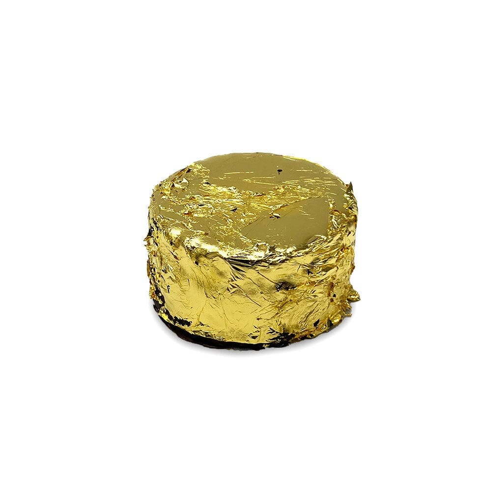 Chocolate Puck-cake Cake Slice & Pastry Freed's Bakery Covered in 23K Gold