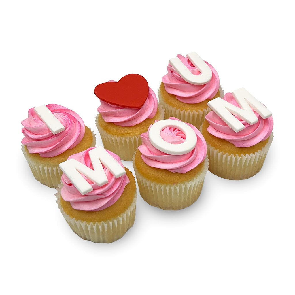 I Heart U Mom Cupcakes Theme Cake Freed's Bakery