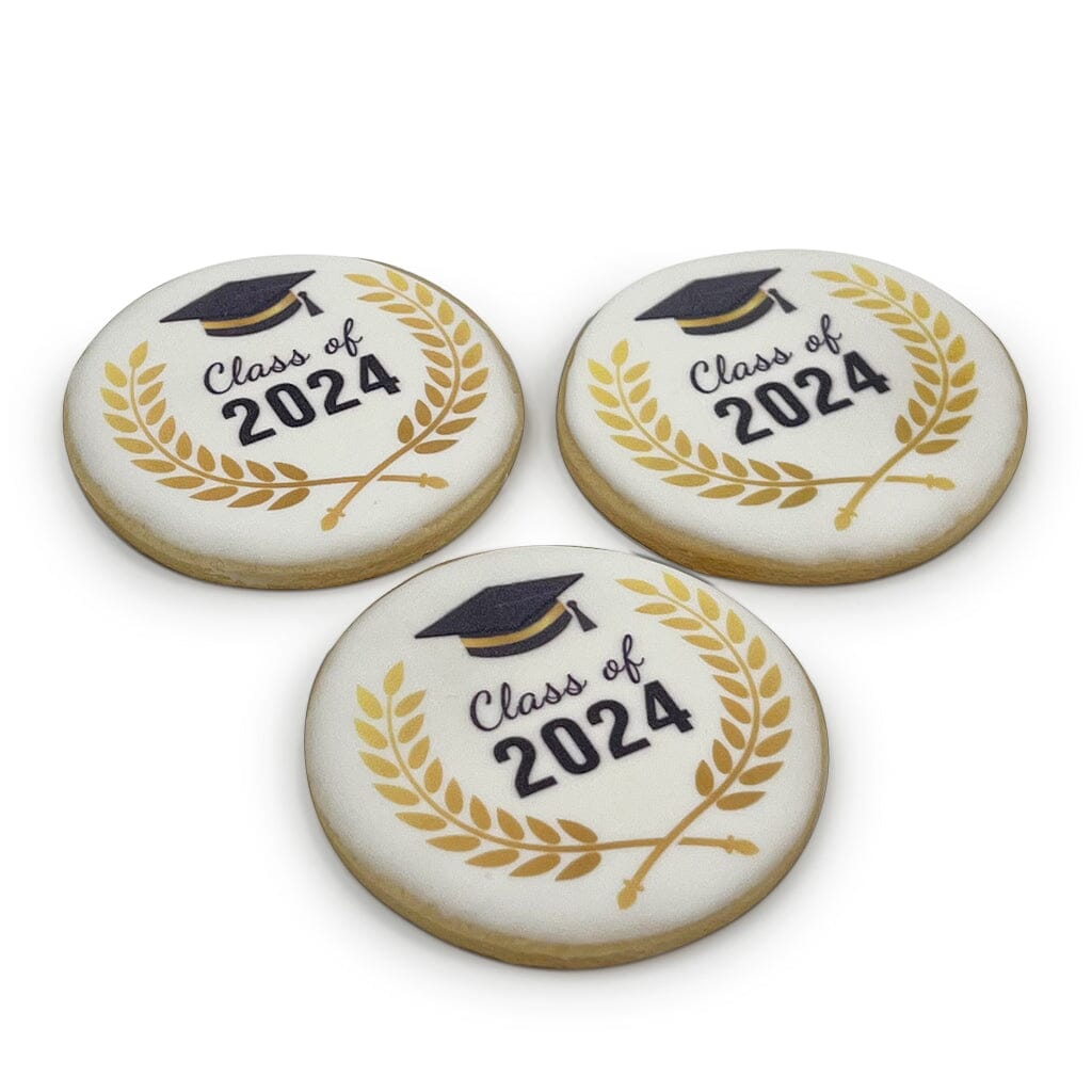 Class of 2024 Graduation Cookie Cutout Cookie Freed's Bakery 
