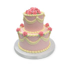 Rosy Elegance Wedding Cake Freed's Bakery