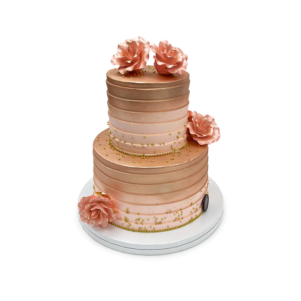 Rose Gold Radiance Theme Cake Freed's Bakery