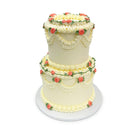 Rosy Romance Wedding Cake Freed's Bakery