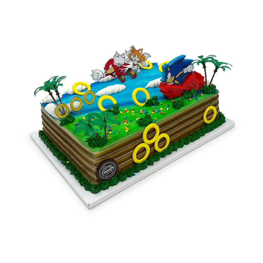 Sonic's Tropical Adventure Cake Theme Cake Freed's Bakery