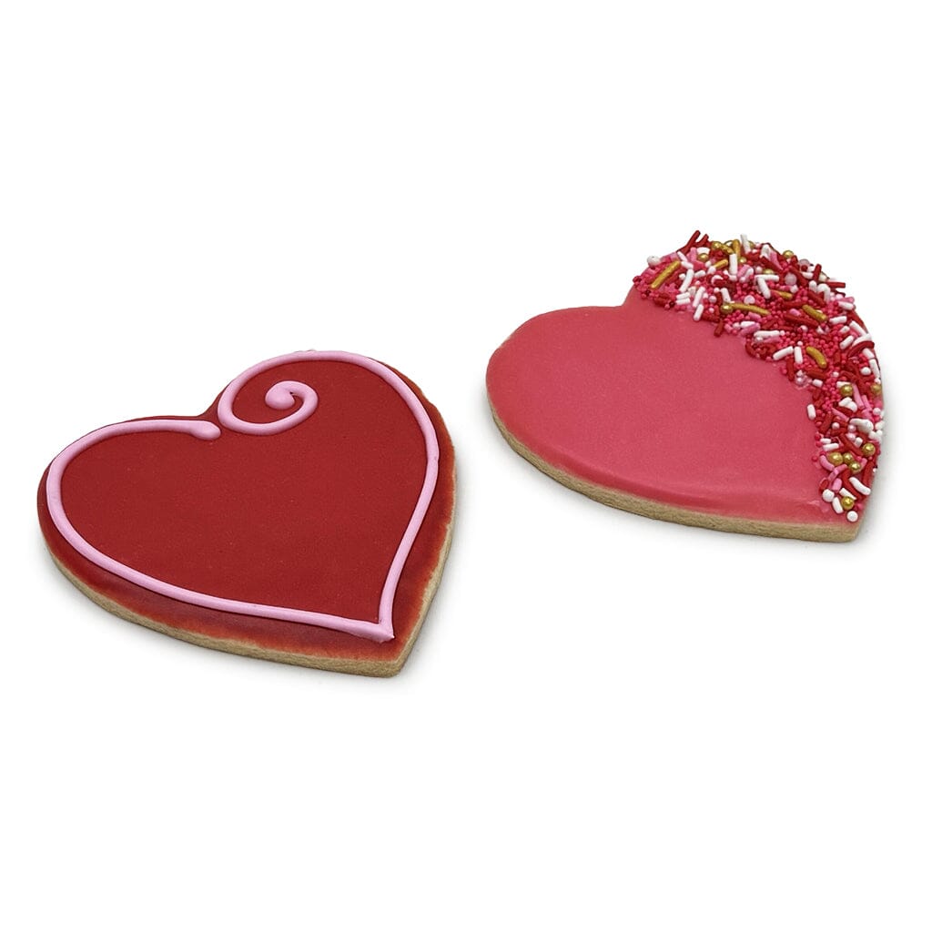 Cupid Cookies Cutout Cookie Freed's Bakery Four Cookies Both Designs Yes - Individually Bag Cookies