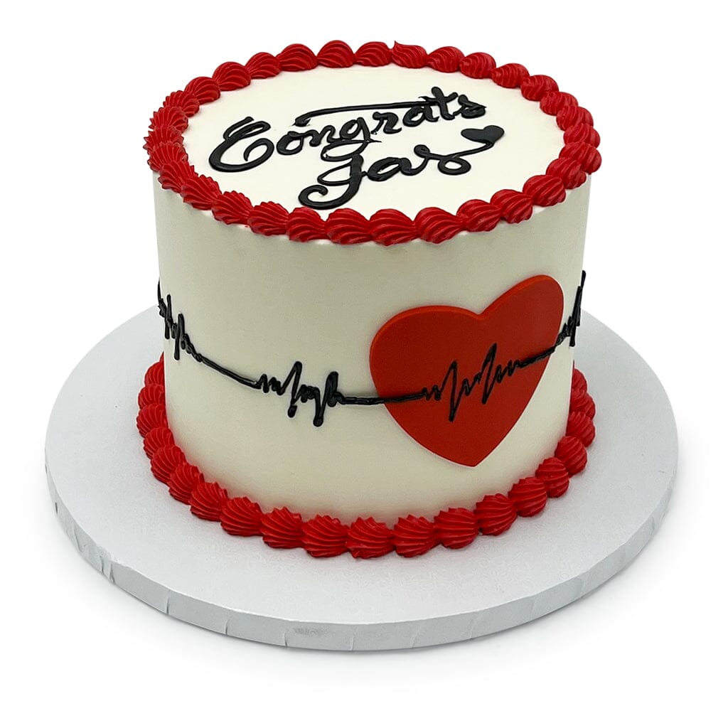 Rhythm of the Heart Theme Cake Freed's Bakery