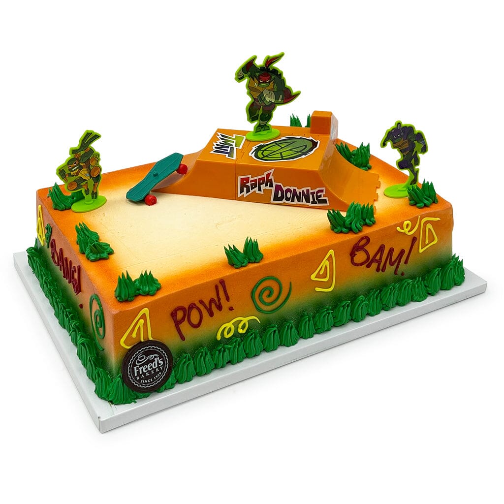 Ninja Turtle Birthday Cake Theme Cake Freed's Bakery