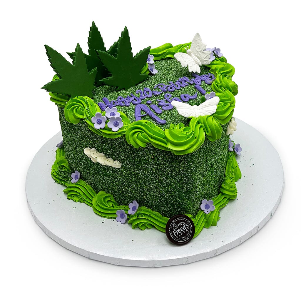 Ganja Garden Theme Cake Freed's Bakery