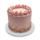 Pink Confetti Sprinkle Theme Cake Freed's Bakery