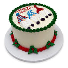 Gnome for the Holidays Theme Cake Freed's Bakery