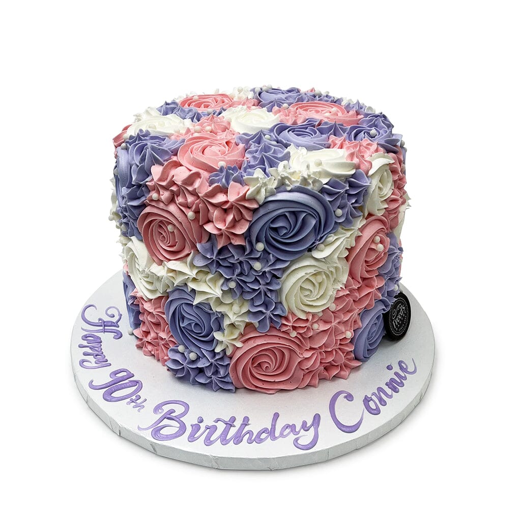 Pearly Swirls Theme Cake Freed's Bakery