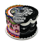 Pink vs Black Theme Cake Freed's Bakery
