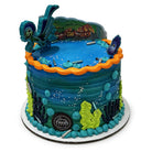 Cute Little Sea Monster Theme Cake Freed's Bakery