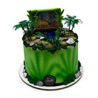 Simba and Friends Theme Cake Freed's Bakery 7" Round (Serves 8-10) Vanilla Cake w/ Bavarian Cream