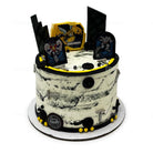 Autobots Roll Out Theme Cake Freed's Bakery 7" Round (Serves 8-10) Vanilla Cake w/ Bavarian Cream