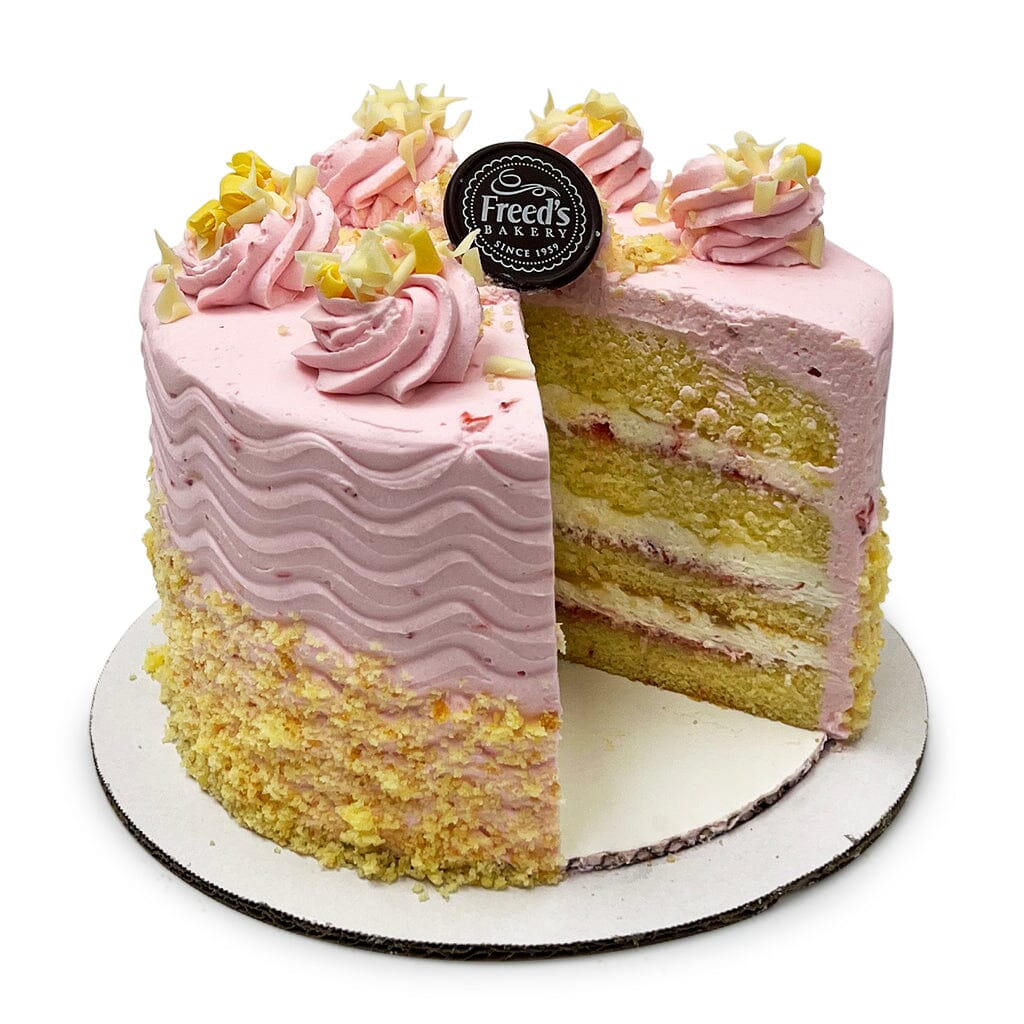 Strawberry Lemonade Dessert Cake Dessert Cake Freed's Bakery