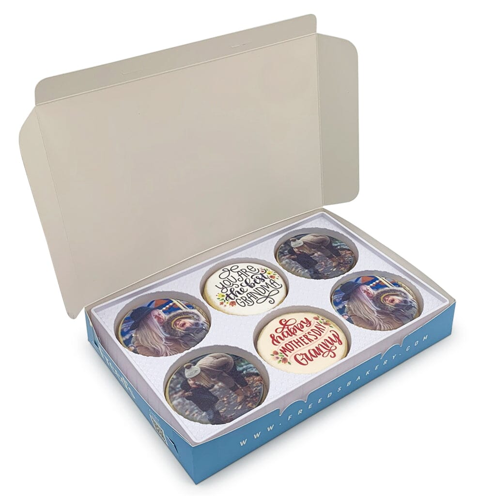 The Best Grandma Custom Cookie Gift Box Gift Box Freed's Bakery