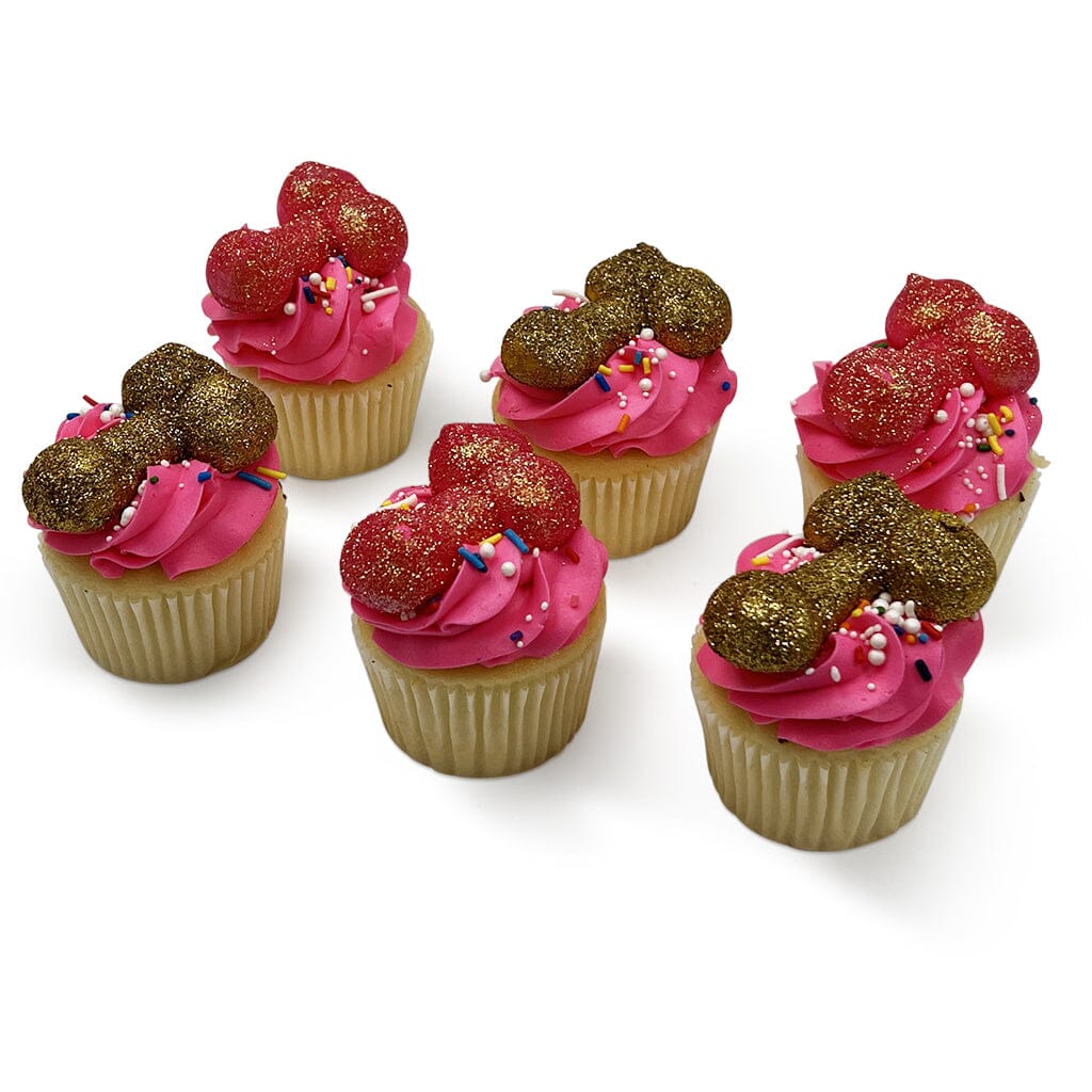 Naughty and Frosted Cupcake Theme Cake Freed's Bakery