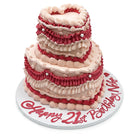 Happily Ever Vintage Wedding Cake Freed's Bakery 6" One Tier (Serves 4-10) Vanilla w/ Bavarian Cream