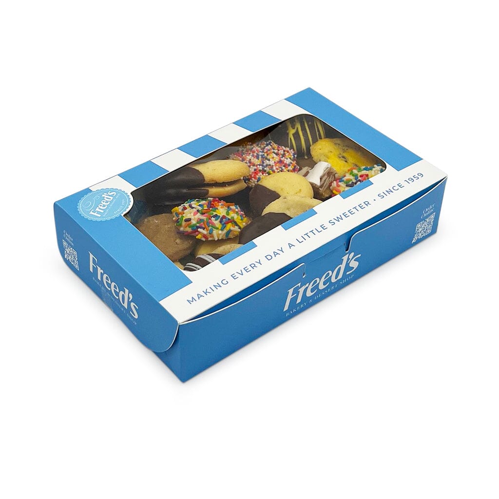 One Pound Freed's Box Cookie Assortment Seasonal Item Freed's Bakery
