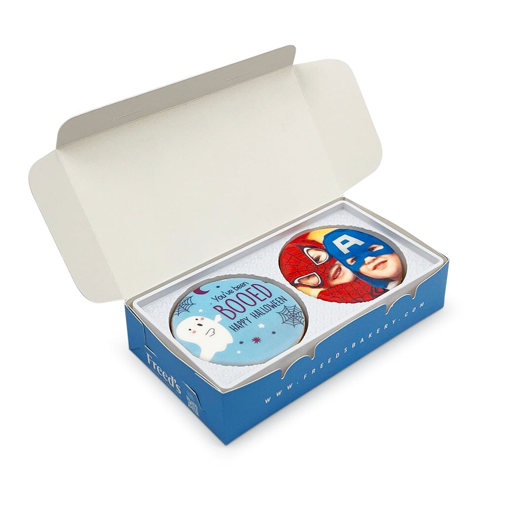 Boo Box! Custom Cookie Gift Box Gift Box Freed's Bakery 4 Cookies One Custom Image