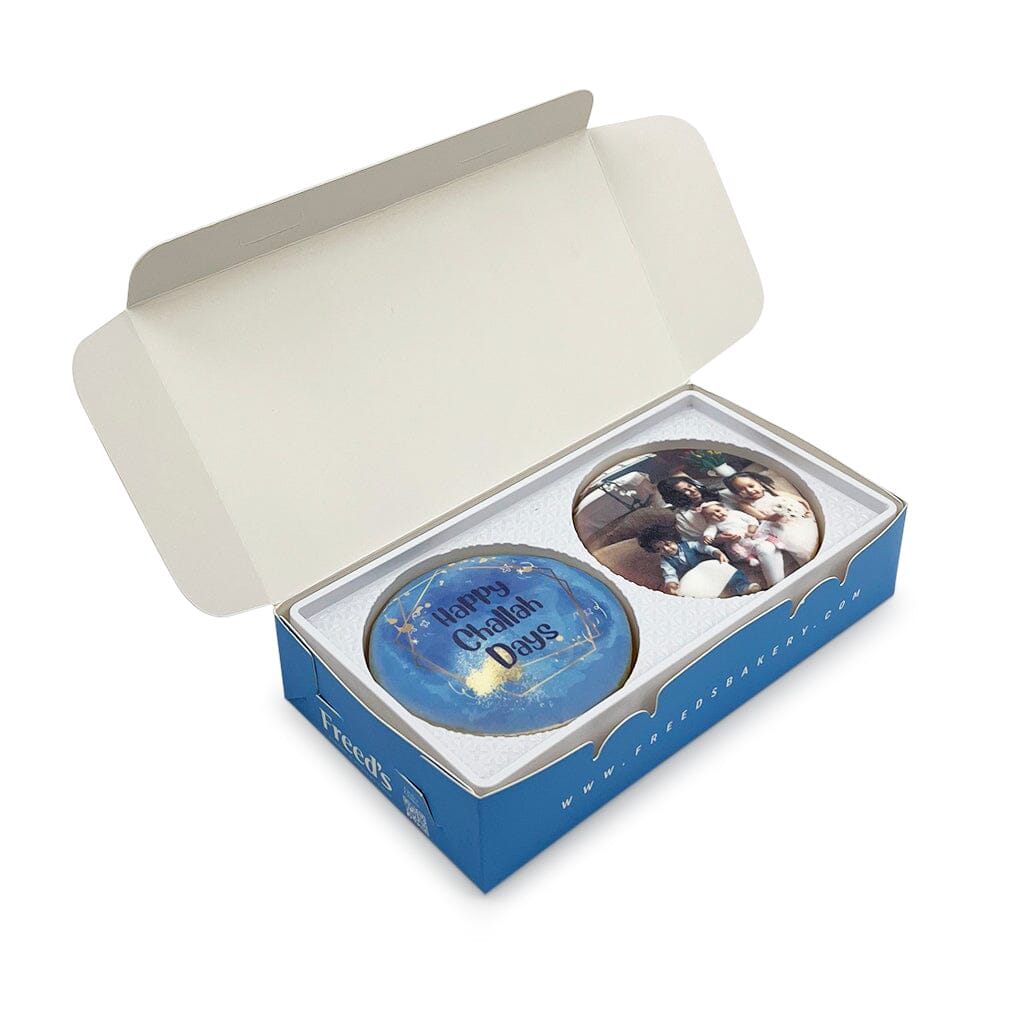 Bright Menorah Custom Cookie Gift Box Gift Box Freed's Bakery