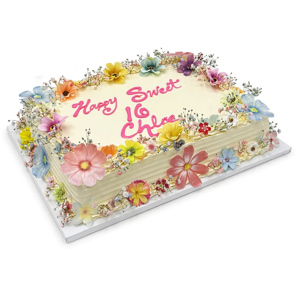 Blooming Cake Theme Cake Freed's Bakery