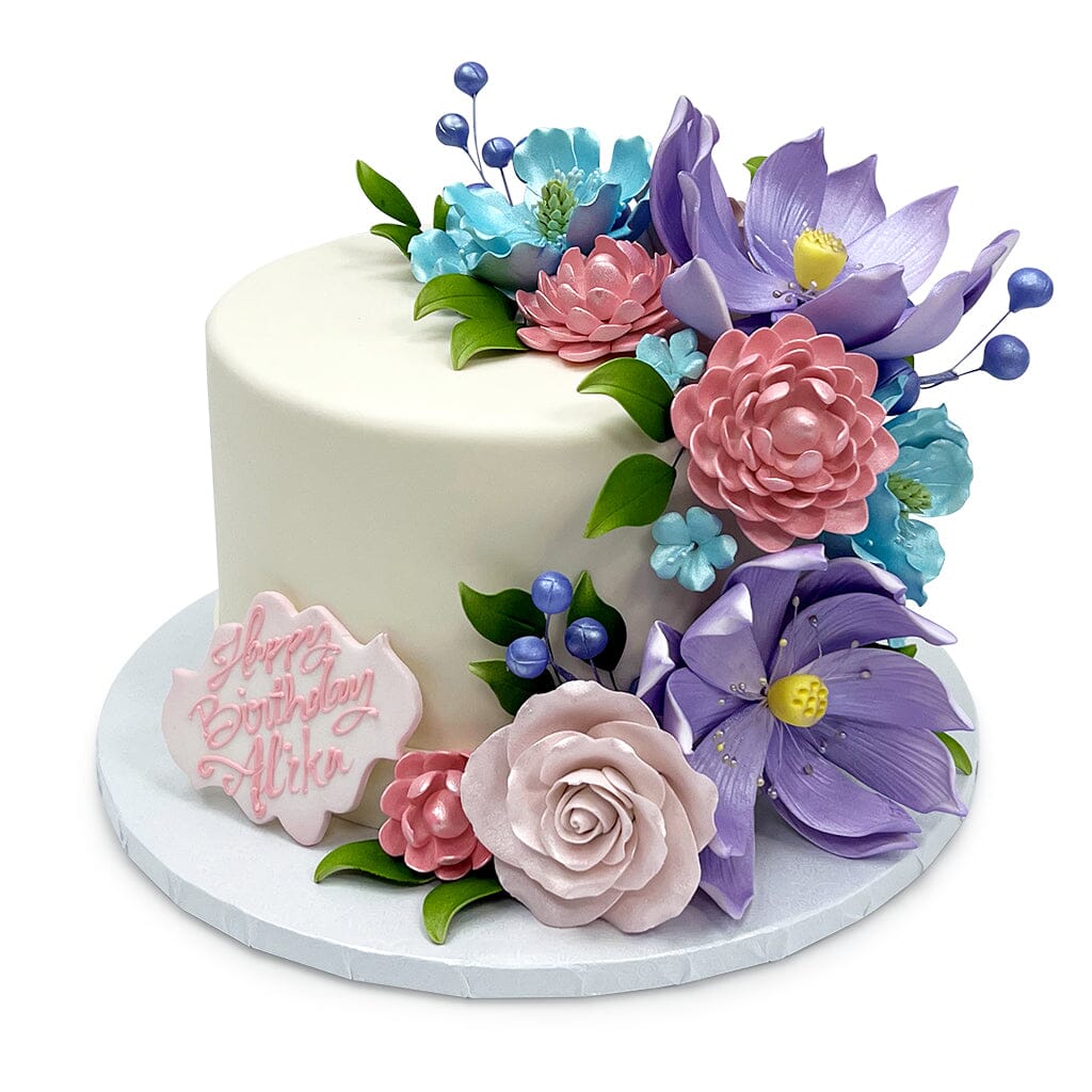 Garden of Colors Theme Cake Freed's Bakery