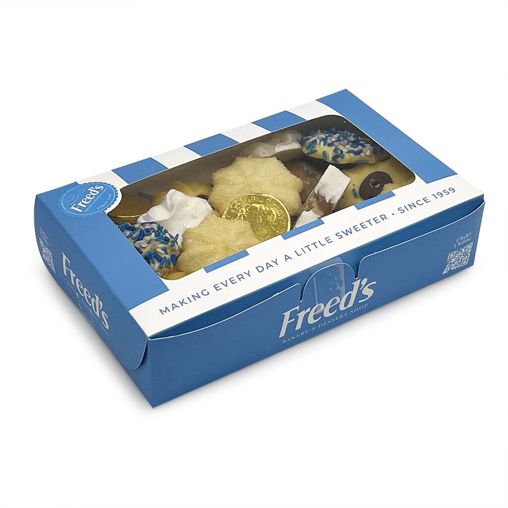 Freed's Box Hanukkah Cookie Assortment Seasonal Item Freed's Bakery