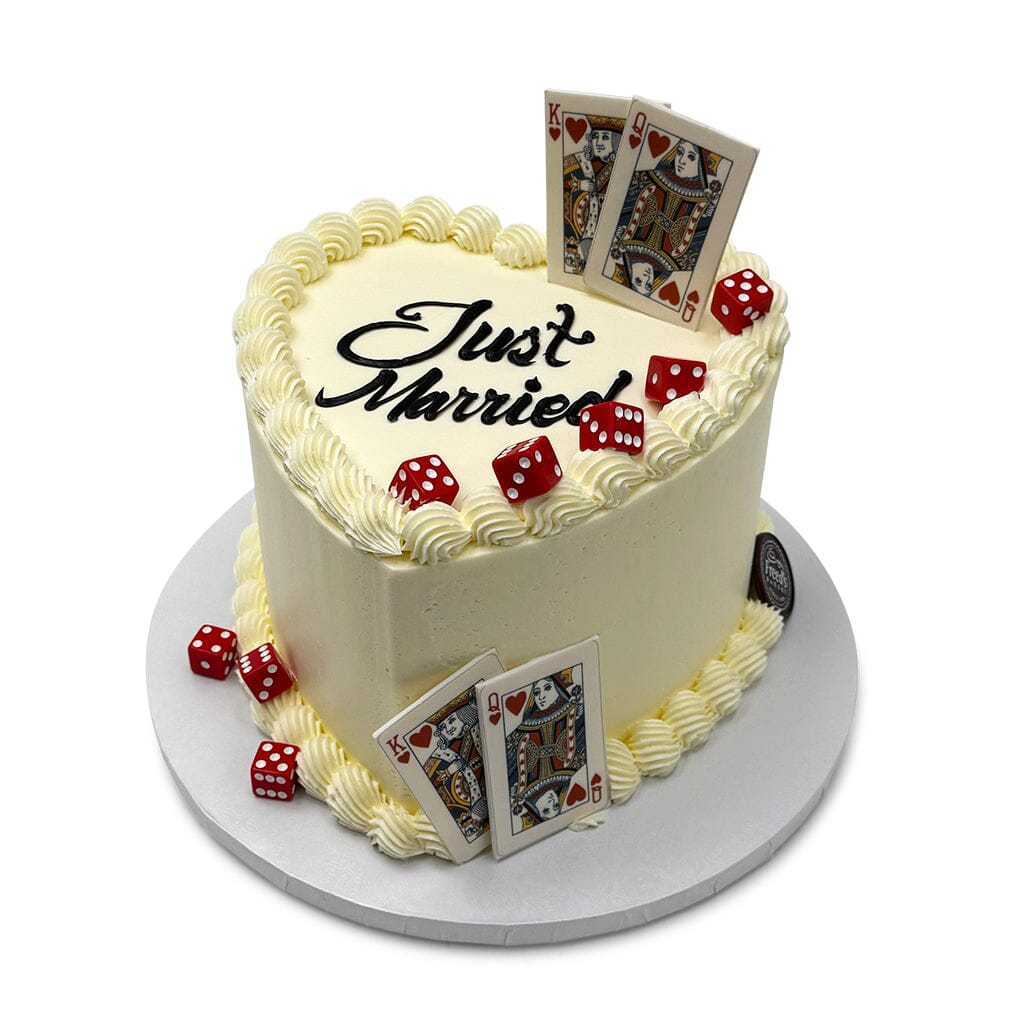 Married in Las Vegas Theme Cake Freed's Bakery