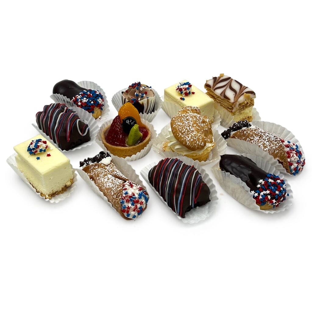 Liberty Mini Pastry Assortment Cake Slice & Pastry Freed's Bakery