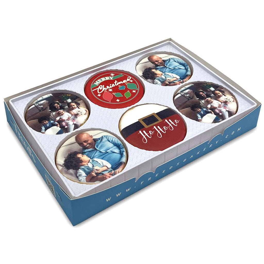 Merry Christmas Custom Cookie Gift Box Gift Box Freed's Bakery