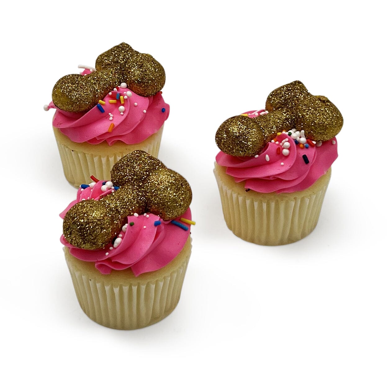 Naughty and Frosted Cupcake Theme Cake Freed's Bakery