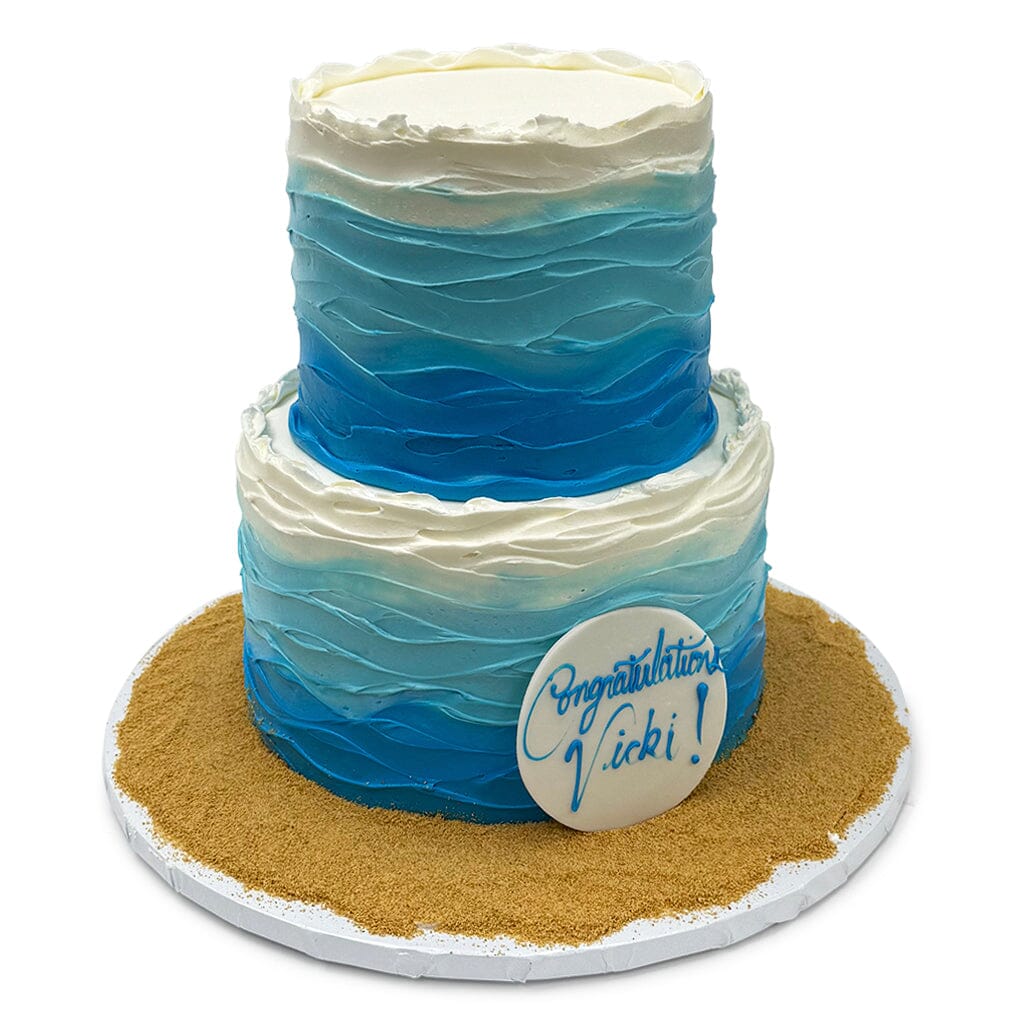 Ocean Breeze Wedding Cake Freed's Bakery