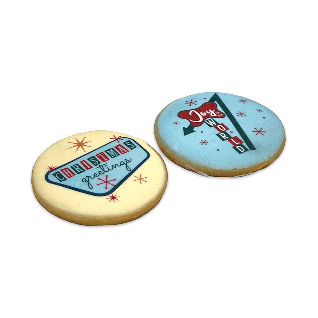 Retro Christmas Custom Cookie Gift Box Gift Box Freed's Bakery