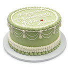 Sage Elegance Theme Cake Freed's Bakery