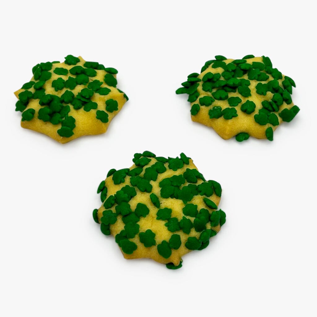 Shamrock Sprinkle Butter Cookies Cookie Freed's Bakery