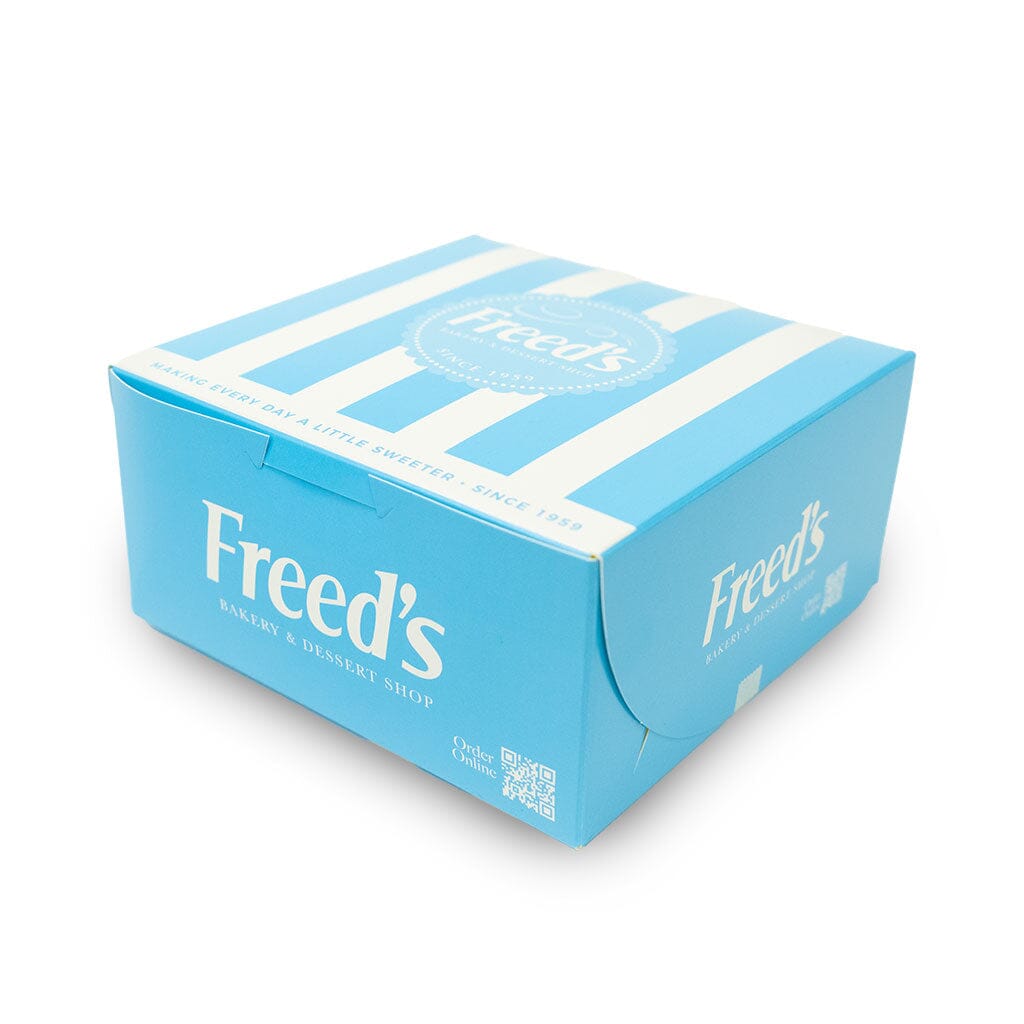 Packaging Options Product Option Freed's Bakery Standard Cookie Box (Half Pound)