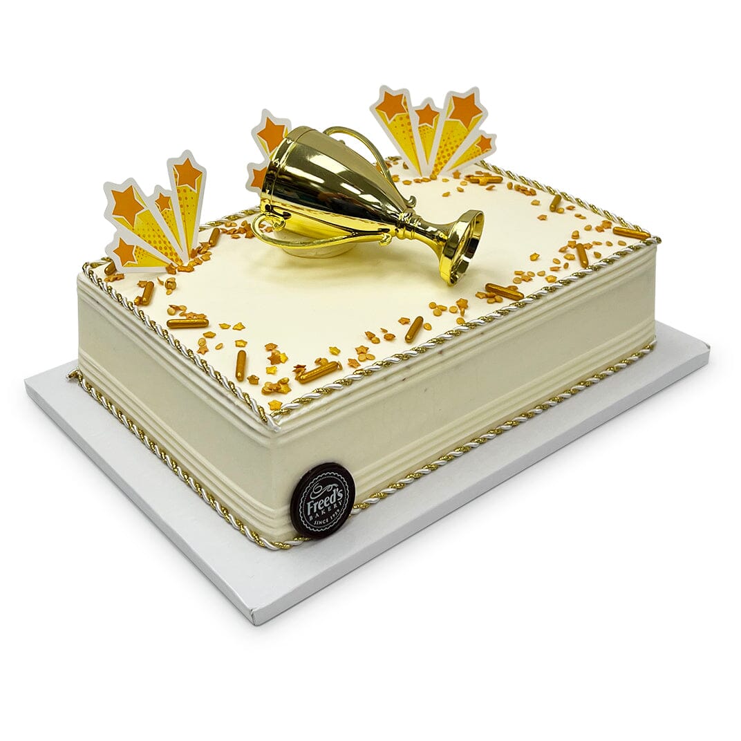 Trophy Triumph Theme Cake Freed's Bakery
